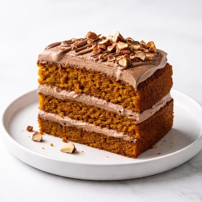 Image of Pumpkin Cake with Nutella Frosting