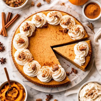 Image of Pumpkin Cheesecake a Cheesecake Factory Copycat