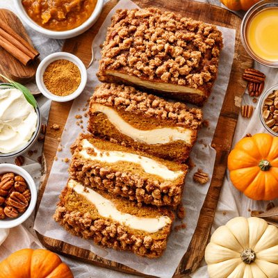 Image of Pumpkin Cheesecake Bread