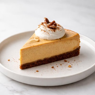 Image of Pumpkin Cheesecake with Gluten Free Gingersnap Crust