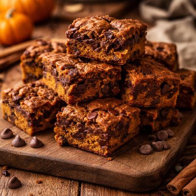 Image of Pumpkin Chocolate Chip Brownies