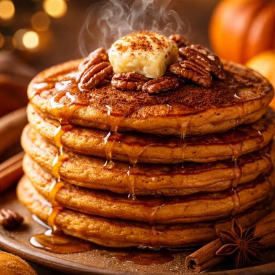 Image of Pumpkin Cinnamon Pancakes
