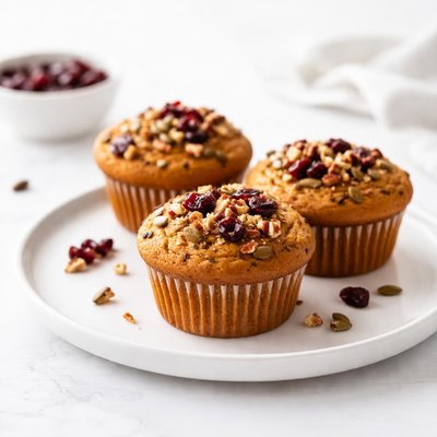 Image of Pumpkin Cranberry Muffins