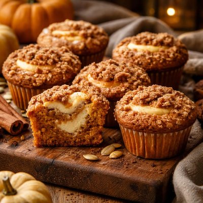 Image of Pumpkin Cream Cheese Muffins