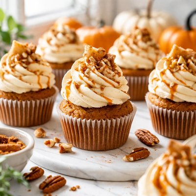 Image of Pumpkin Cream Cupcakes