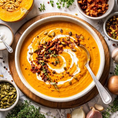 Image of Whole30 Pumpkin Cream Soup