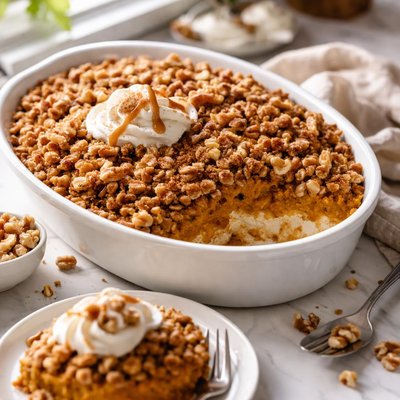 Image of Pumpkin Crisp with Walnut Crisp Topping