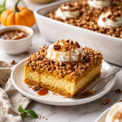 Image of Pumpkin Crunch Pudding Cake