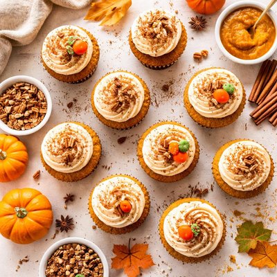 Image of Pumpkin Cupcakes