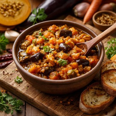 Image of Pumpkin Eggplant Aubergine Carrot Chutney