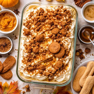Image of Pumpkin Gingersnap Tiramisu