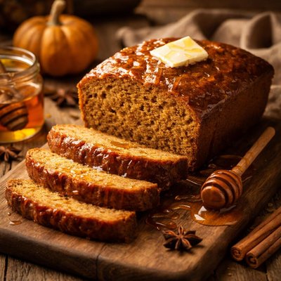 Image of Pumpkin Honey Bread