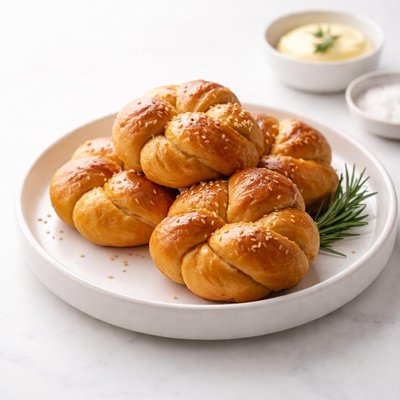 Image of Pumpkin Knot Rolls