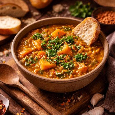 Image of Pumpkin Lentil Soup