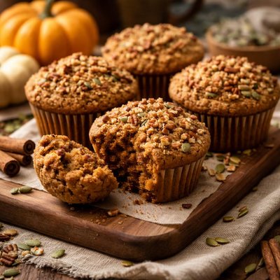 Image of Pumpkin Muffins Gluten Free and Vegan