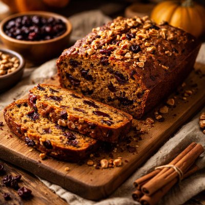 Image of Pumpkin Nut Cocoa Cherry Bread