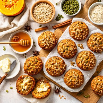 Image of Pumpkin Oat Bran Bread or Muffins