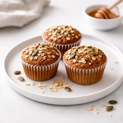 Image of Pumpkin Oat Muffins