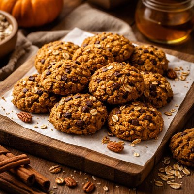 Image of Pumpkin Oatmeal Drop Cookies