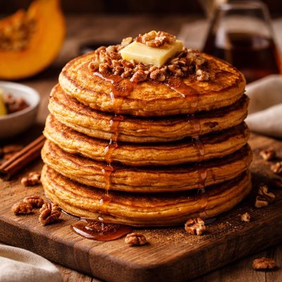 Image of Pumpkin or Squash Pancakes