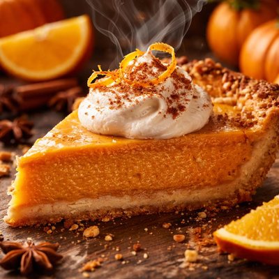 Image of Pumpkin Orange Mascarpone Pie