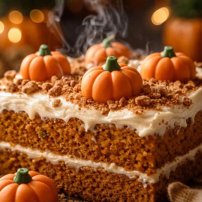 Image of Pumpkin Patch Cake Cute
