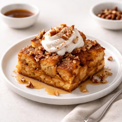 Image of Pumpkin Pie French Toast Baked