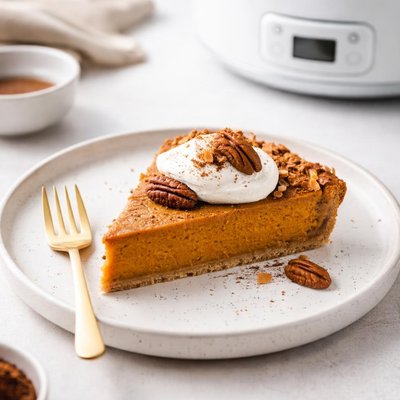 Image of Pumpkin Pie in the Crock Pot