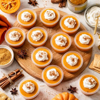Image of Pumpkin Pie Jell O Shots