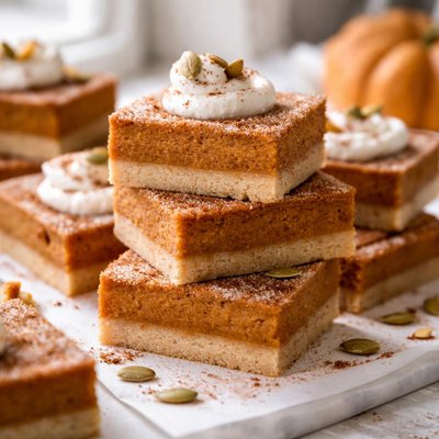 Image of Pumpkin Pie Snickerdoodle Bars