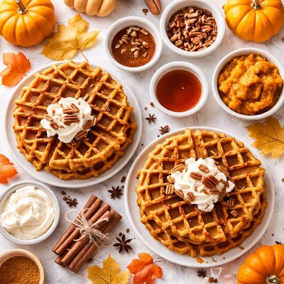 Image of Pumpkin Pie Waffles