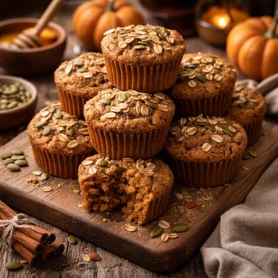 Image of Pumpkin Quinoa Muffins