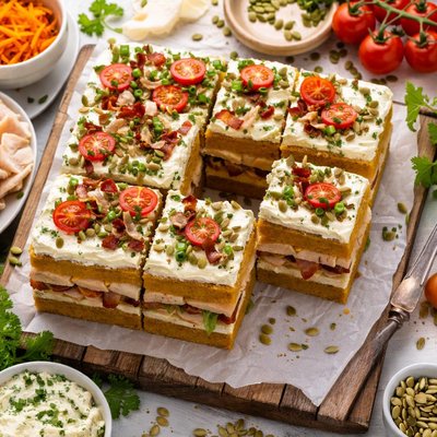 Image of Pumpkin Sandwich Cake