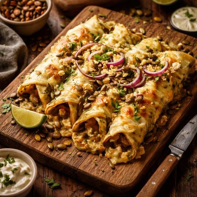 Image of Pumpkin Seed Enchiladas