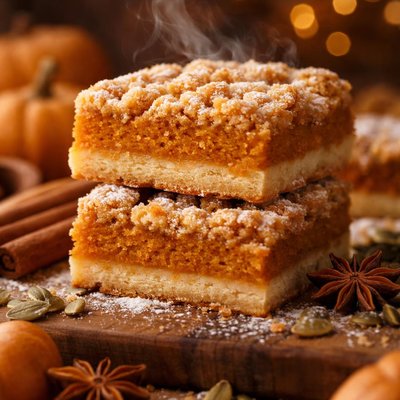 Image of Pumpkin Shortbread Bars