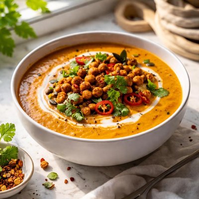 Image of Pumpkin Soup with a Kick