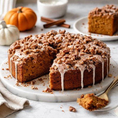 Image of Pumpkin Sour Cream Coffee Cake