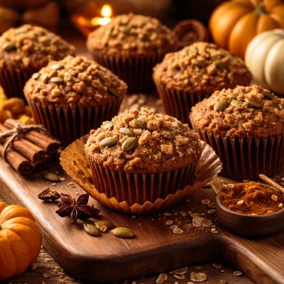 Image of Pumpkin Spice Muffins Gluten Free Dairy Free