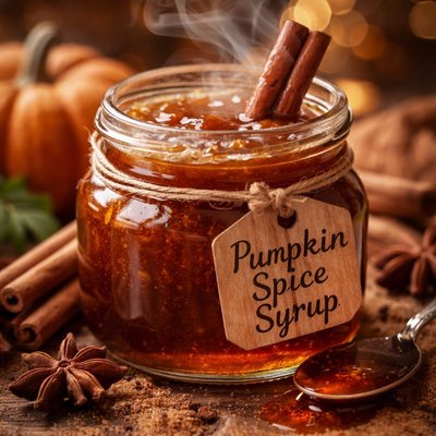 Image of Pumpkin Spice Syrup for Coffee or Tea