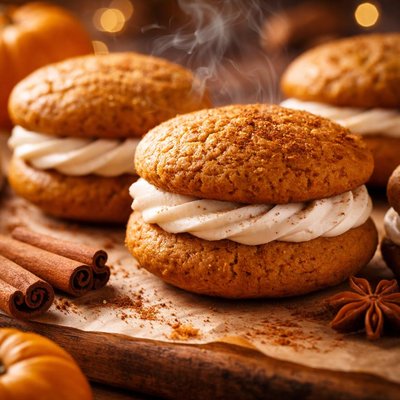 Image of Pumpkin Spice Whoopie Pies