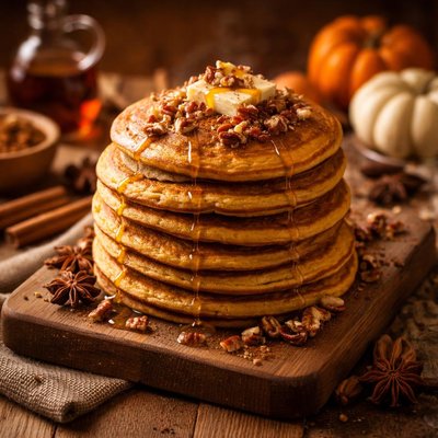 Image of Pumpkin Spiced Pancakes