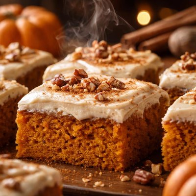 Image of Pumpkin Squares with Browned Butter Frosting