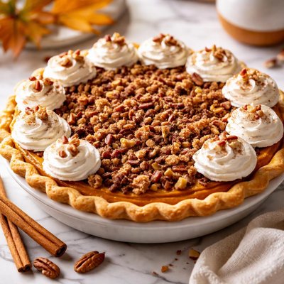 Image of Pumpkin Streusel Pie