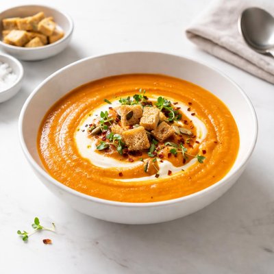 Image of Pumpkin Tomato Cream Soup