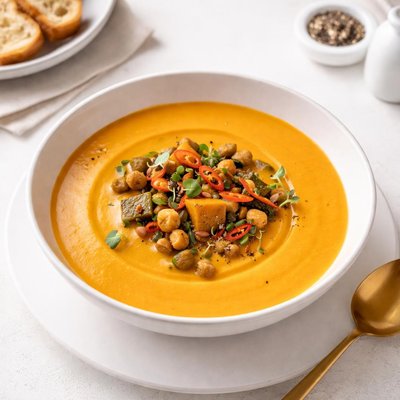 Image of Whole30 Pumpkin Vegetable Soup