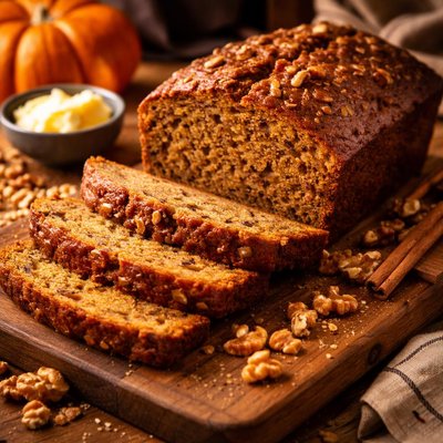 Image of Pumpkin Walnut Bread