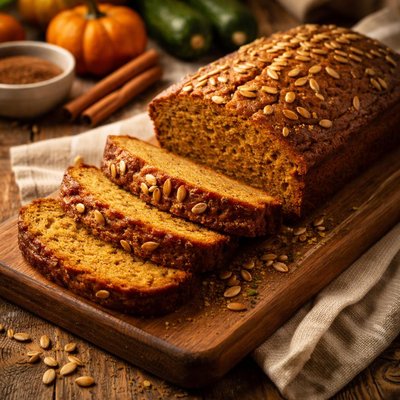 Image of Pumpkin Zucchini Bread