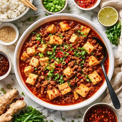 Image of Punchy Korean Style Mapo Tofu