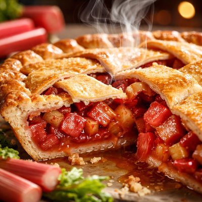 Image of Purely Rhubarb Pie