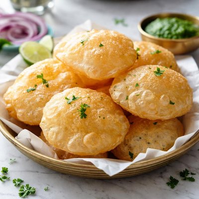 Image of Puris Fried Bread Puffs